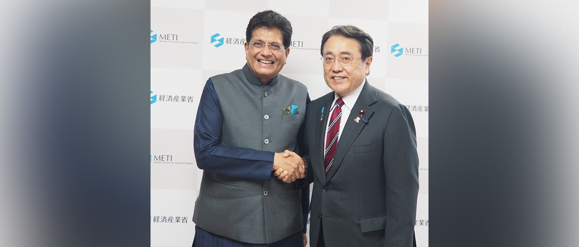 Commerce and Industry Minister Shri Piyush Goyal met the Minister of Economy, Trade and Industry of Japan H.E. Mr. Akazawa Ryosei on 25 August, 2026 in Tokyo
