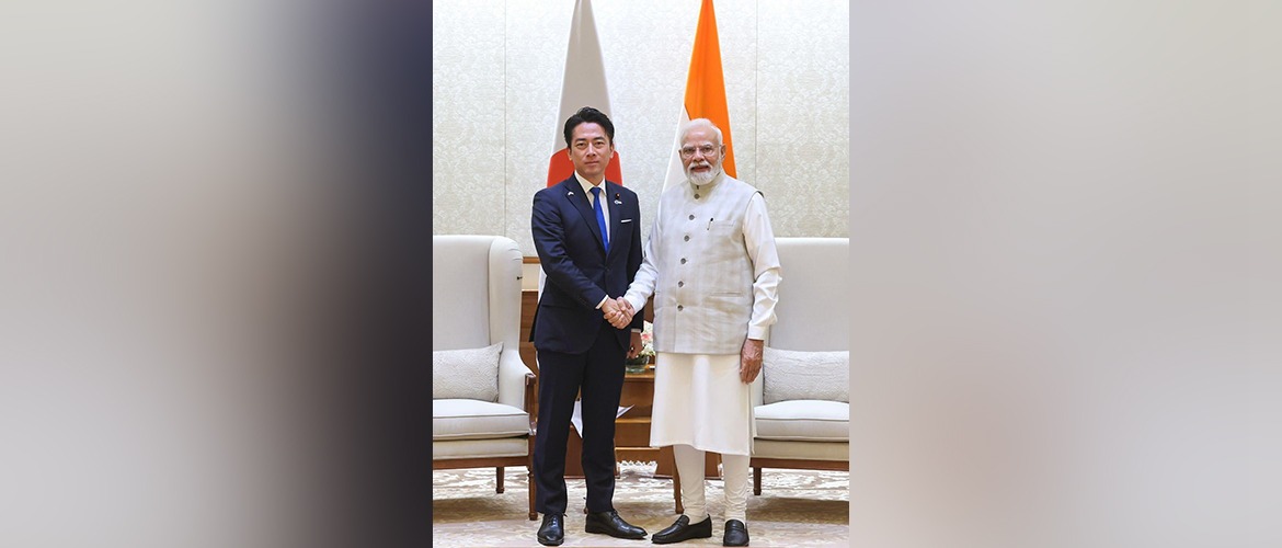 Defence Minister of Japan Mr. KOIZUMI Shinjiro called on the Prime Minister of India Shri Narendra Modi during his visit to India on 20 Aug 2026.
