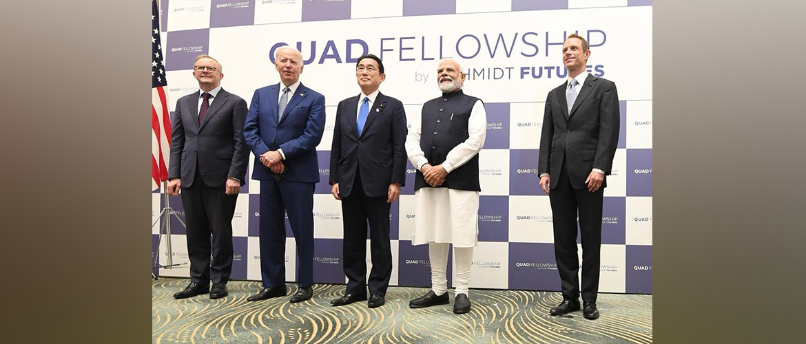  Prime Minister participated during the launch of QUAD Fellowship during his visit to Japan