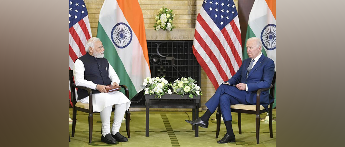  Prime Minister Narendra Modi’s bilateral meeting with US President Joe Biden during his visit to Japan