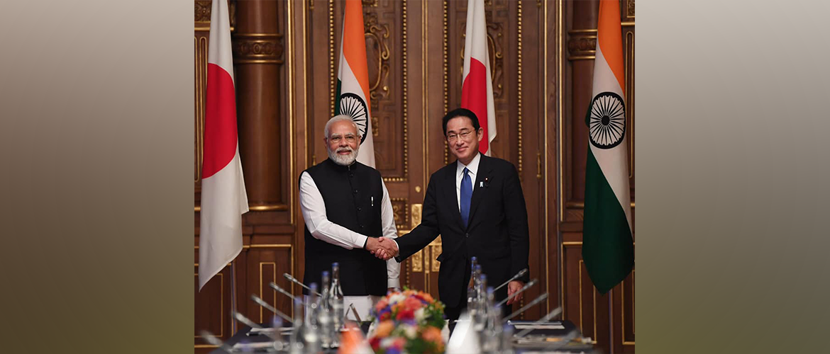  Prime Minister Narendra Modi’s bilateral meeting with Japanese PM Fumio Kishida during his visit to Japan