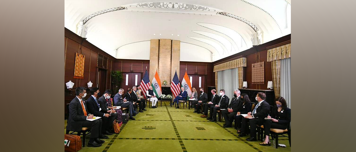  Bilateral meeting between India and US during Prime Minister Narendra Modi’s visit to Japan