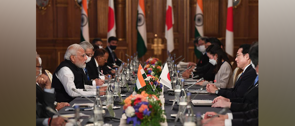  Bilateral meeting between India and Japan during Prime Minister Narendra Modi’s visit to Japan