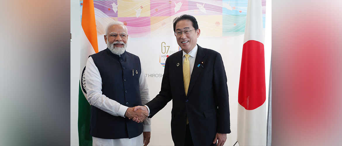  Prime Minister Shri Narendra Modi met Prime Minister of Japan, H.E. Fumio Kishida in Hiroshima</br>
20 May, 2023