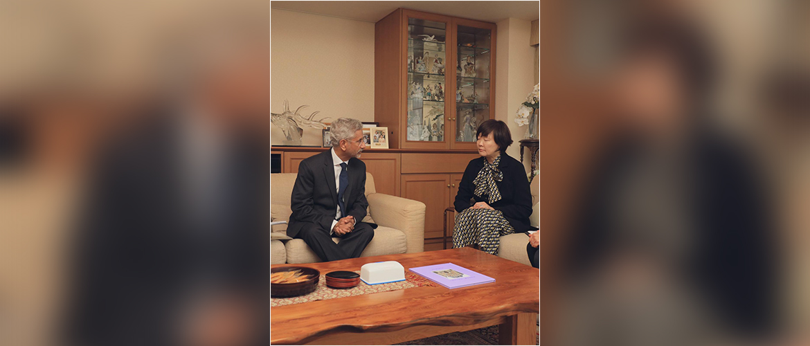  External Affairs Minister Dr. S. Jaishankar met Mrs. Akie Abe, Wife of Late Former Prime Minister Shinzo Abe in Tokyo  (March 08, 2024)