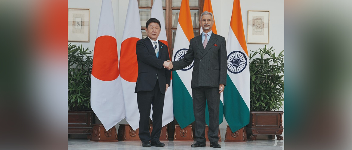 External Affairs Minister Dr. S. Jaishankar and Foreign Minister of Japan Mr Toshimitsu Motegi during 18th India-Japan Foreign Ministers’ Strategic Dialogue held in New Delhi on 16 January 2026.